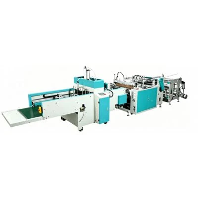 Máy làm túi đựng áo thun bằng nhựa một dòng tự động
